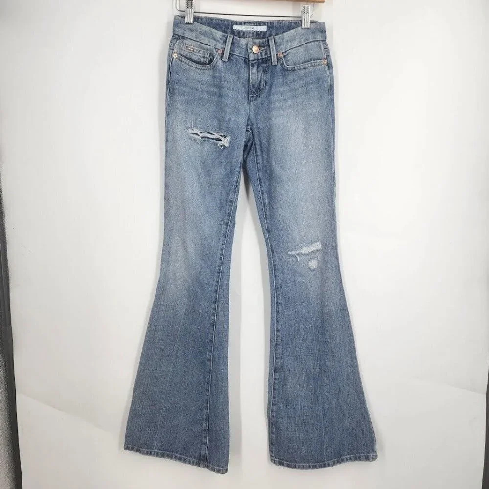Joe's Jeans Women's Distressed Stardust Flair Houston Wash Size 24